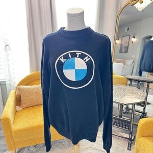 Kith x BMW Roundel Sweater — Black Sz S